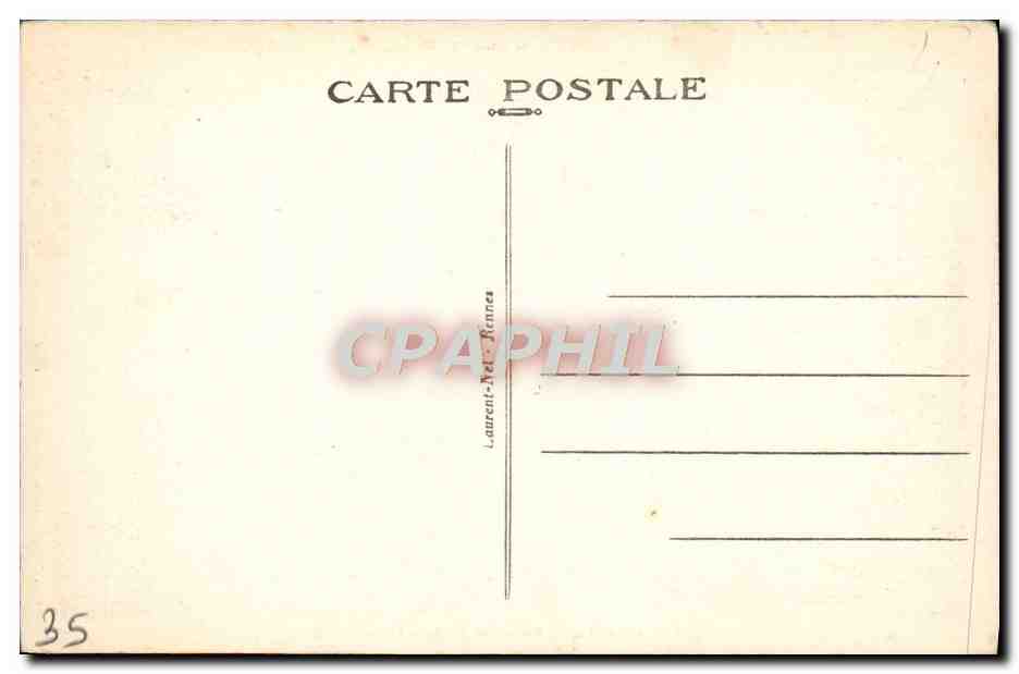CPA Dinard Pointe et Promeande du Moulinet — Rückseite