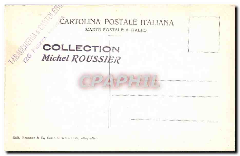 CPA Roma Sevie di Tombe in Vicinaza del forte appio  — Rückseite