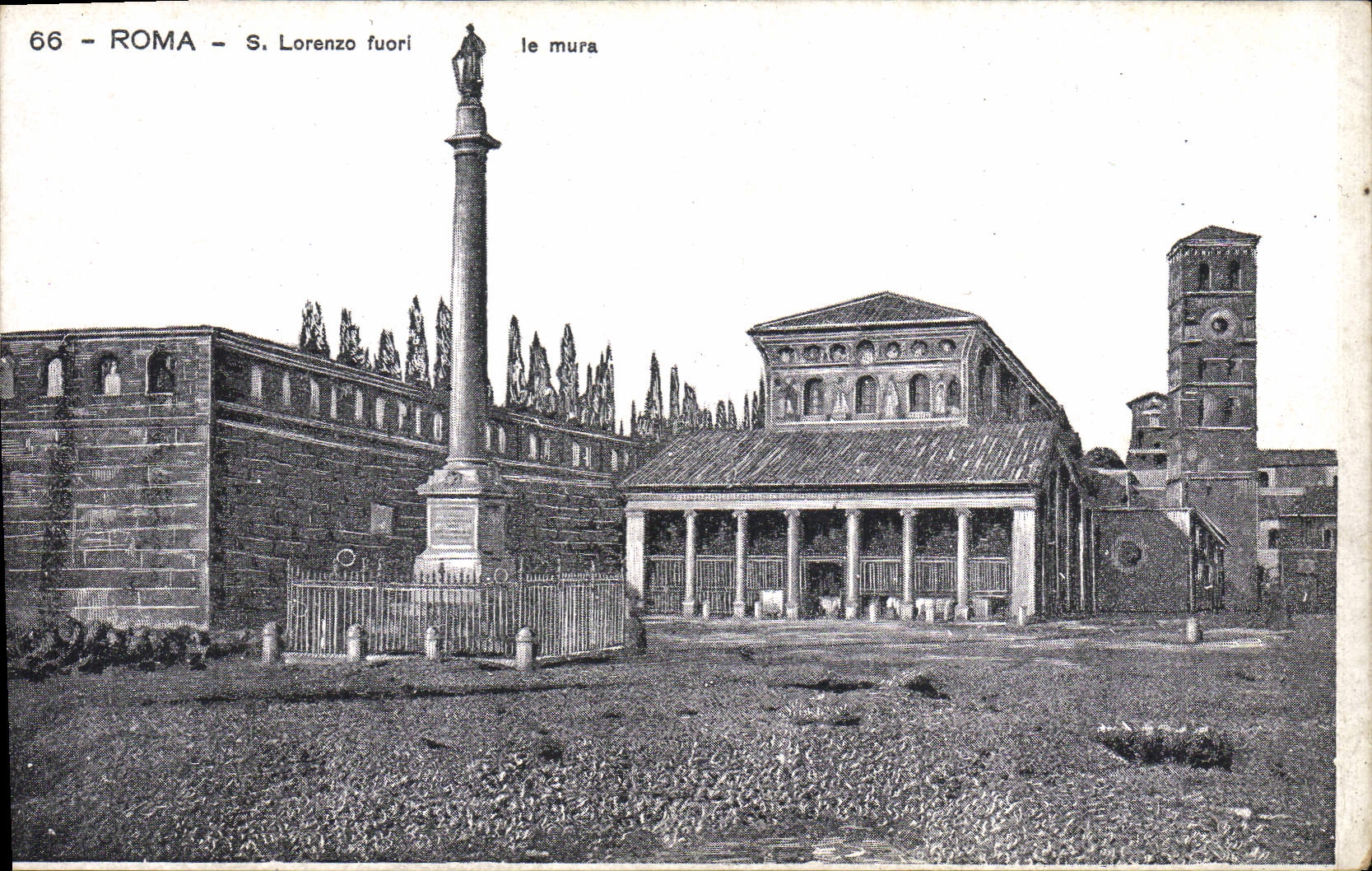 CPA Roma S Loenzo fouri le mura 