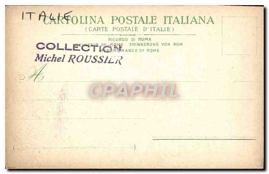 CPA Roma S Loenzo fouri le mura  — Verso