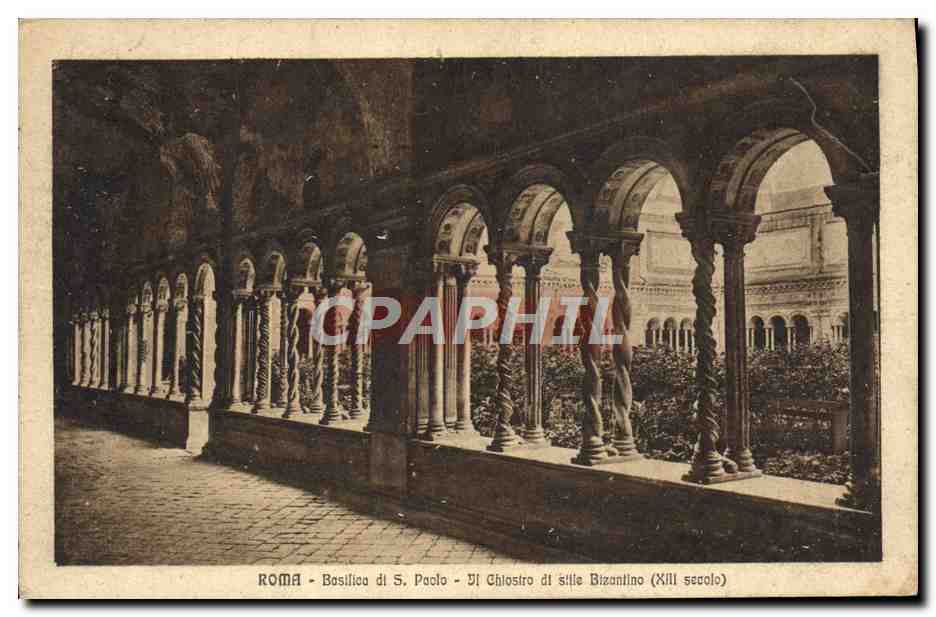 CPA Roma Basilica di s Paolo 