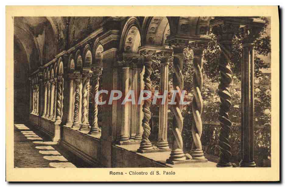 CPA Roma Chiostro di S Paolo