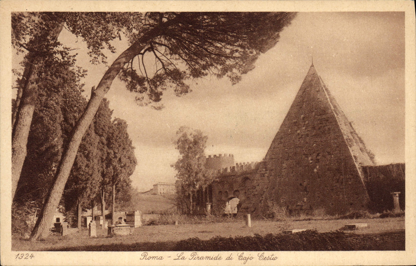 CPA Roma La Piramide di Cajo Cestio