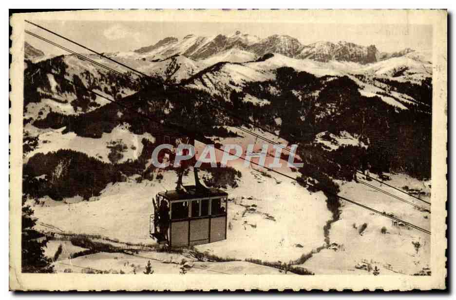 CPA Megeve Teleferique de Megeve Roquebrune 