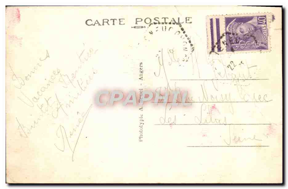 Saint-Quay-Portrieux (C.-du-N.) — Les Rochers, la Grève Noire et la Pointe de l'Istoin — A. P. — Reverso