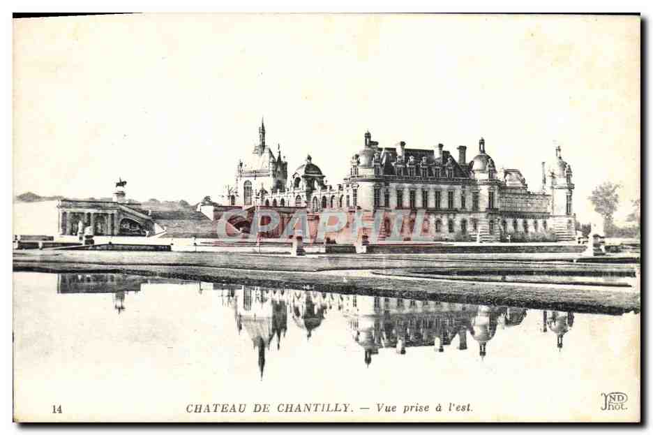 Schloss Chantilly — Ansicht vom Osten — JND Phot.