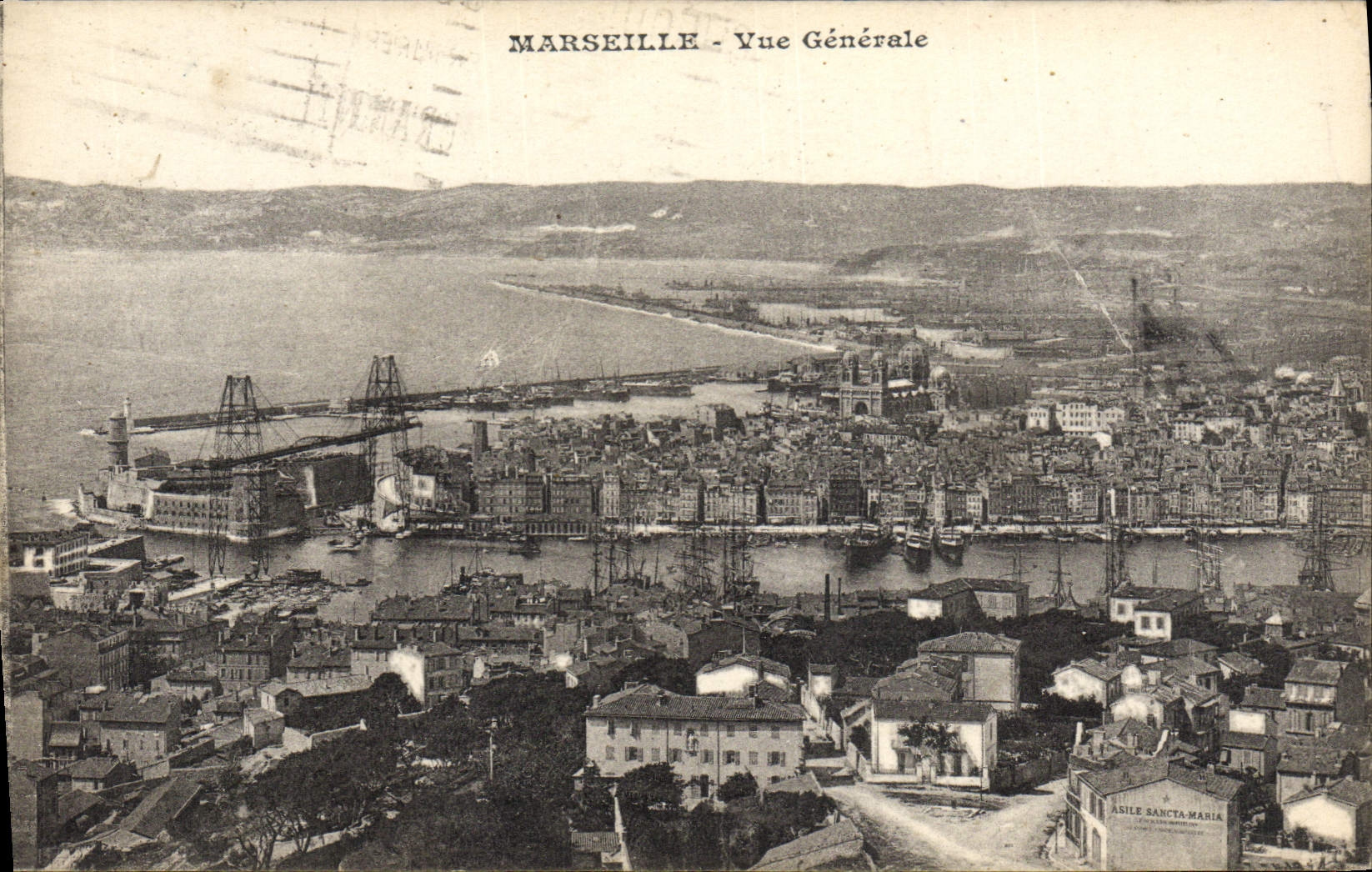 CPA Marseille Vue Generale 