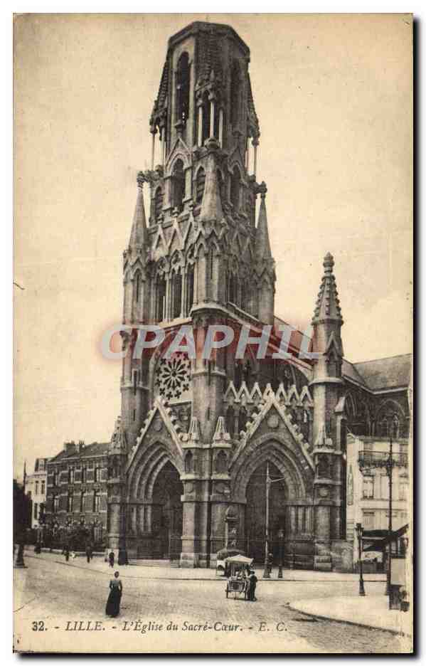 CPA Lille L'Eglise du Sacre Coeur 
