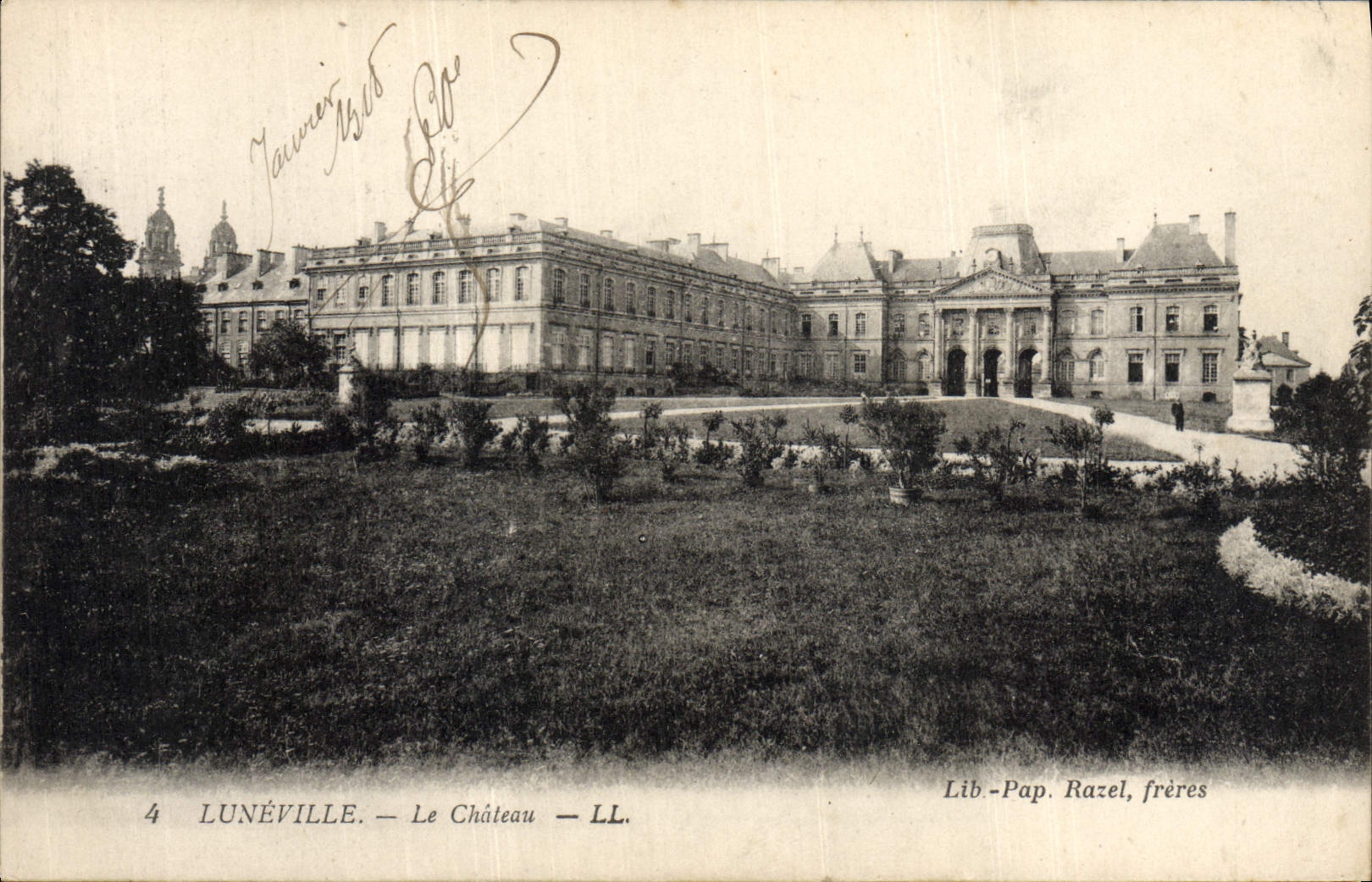 Lunéville — Le Château — Lib-Pap. Razél, frères
