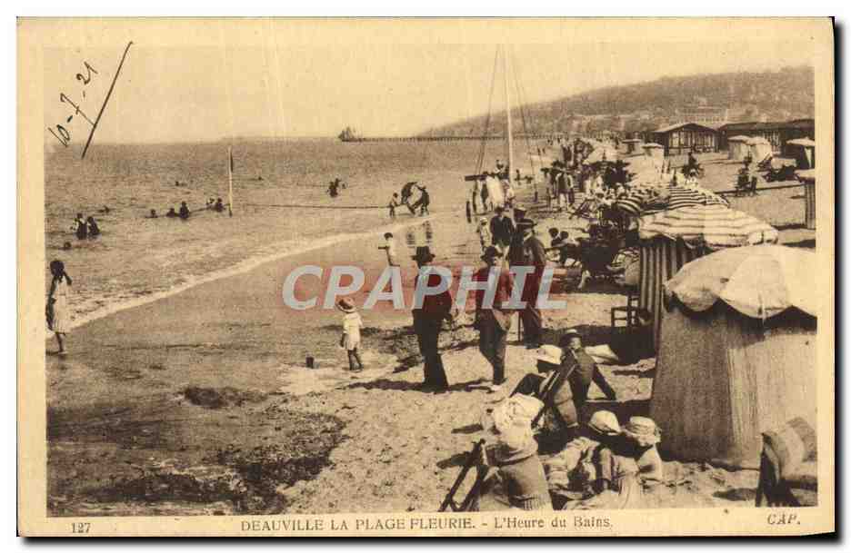 Deauville - La Plage Fleurie - L'Heure du Bains — CAP, n°127