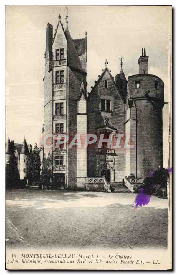 CPA Montreuil Bellay Le Chateau 