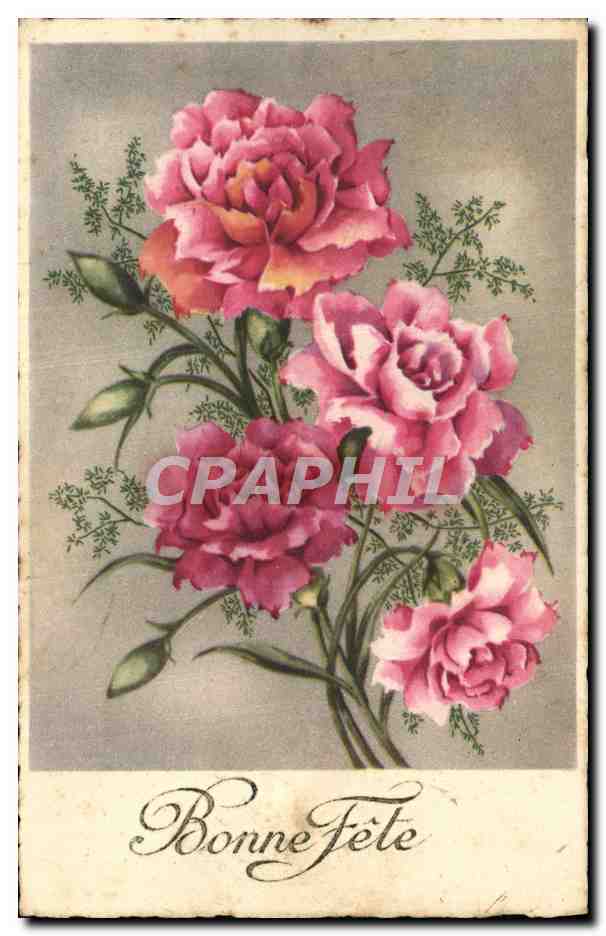 CPA Fantaisie Fleurs 