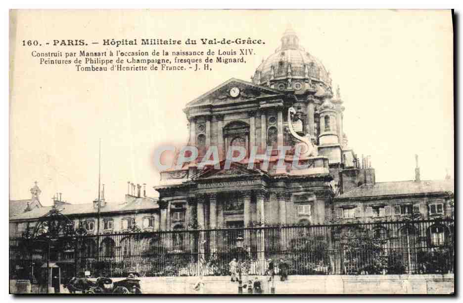 CPA Paris Hopital Militaire du Val de Grace Militaria
