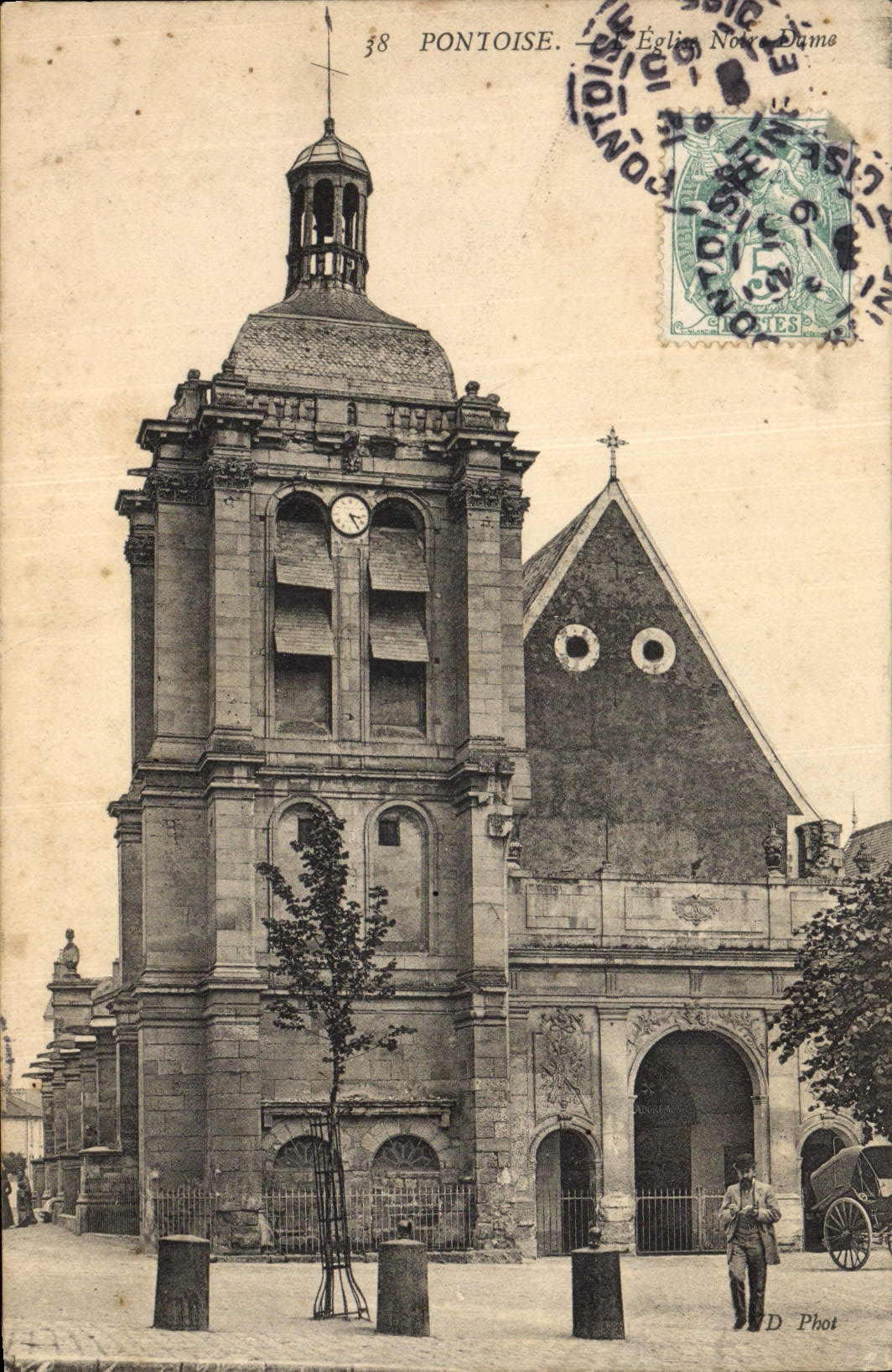 CPA Pontoise L'eglise Notre Dame