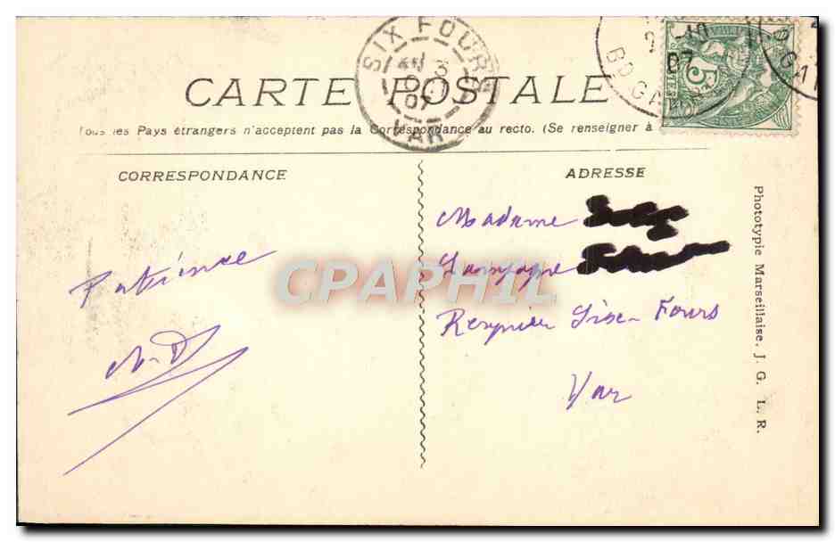 CPA Nimes Vue Generale de la Fontaine  — Rückseite