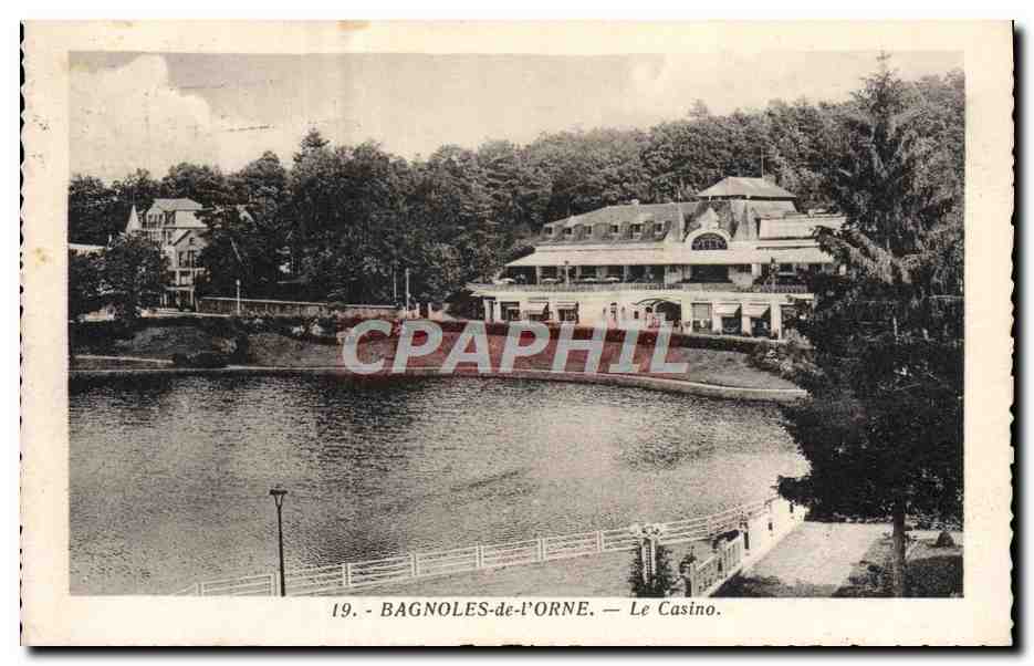 CPA Bagnoles de l'Orne Le Casino 