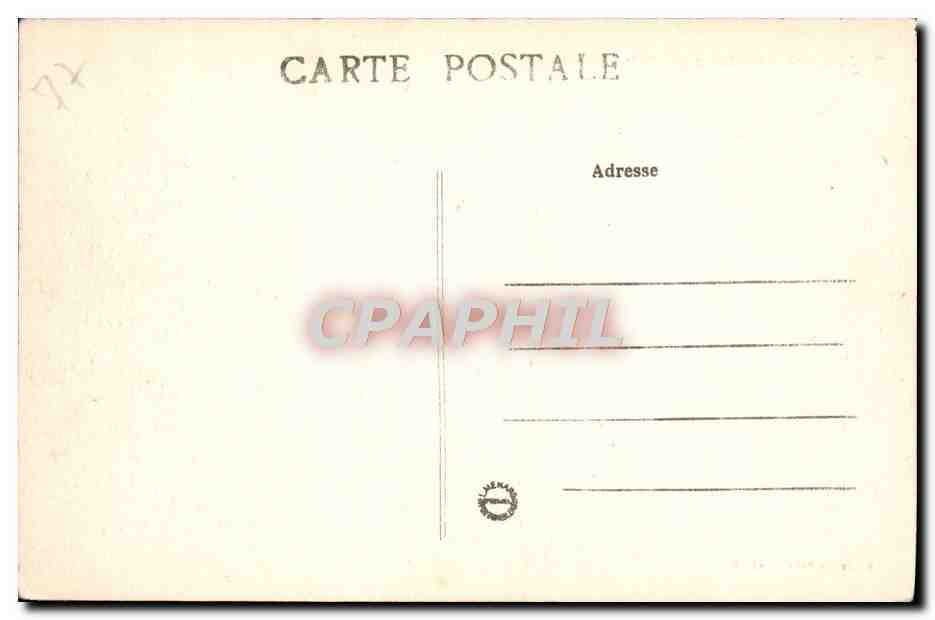 Fontainebleau — L'Hôtel de Ville — Editore CPAPHIL, n° 207 — Verso