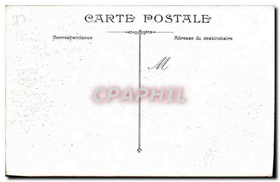 CPA Melun Hotel de Ville  — Rückseite