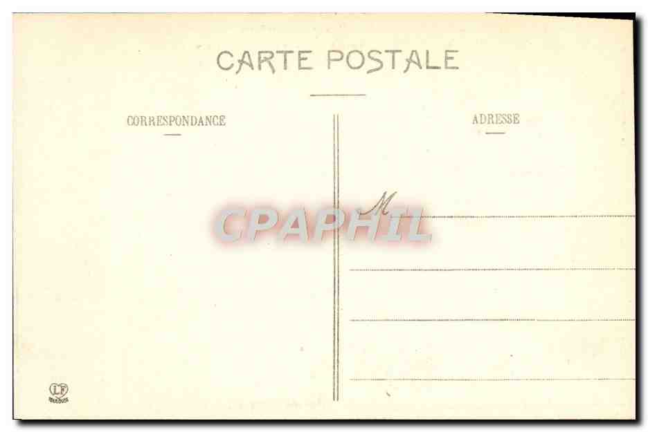 CPA Luchon Vue generale Prise de Cazarilh — Verso