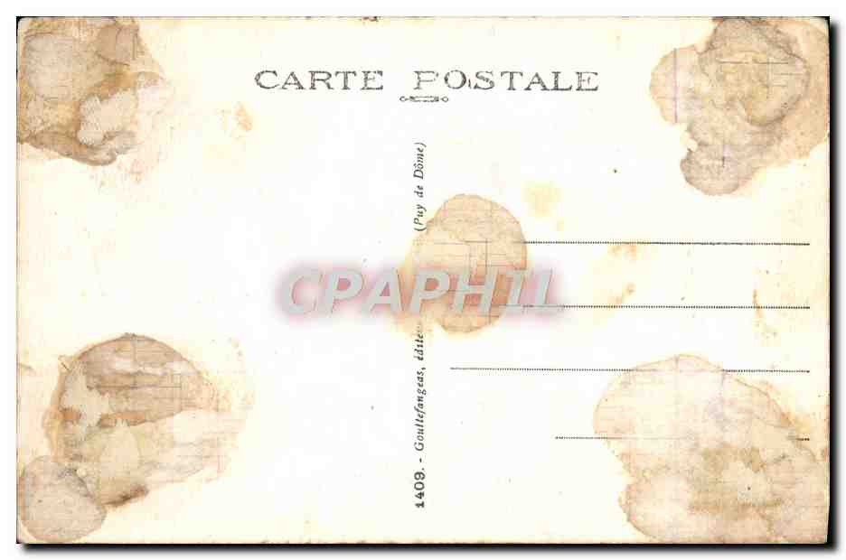 CPA Le Mont Dore Ve generale  — Verso