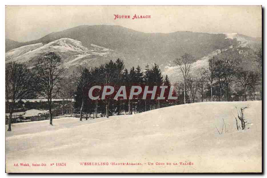 Wesserling (Hauts-Alsace) — Un Coin de la Vallée — Ad. Weick, Saint-Dié N° 11424