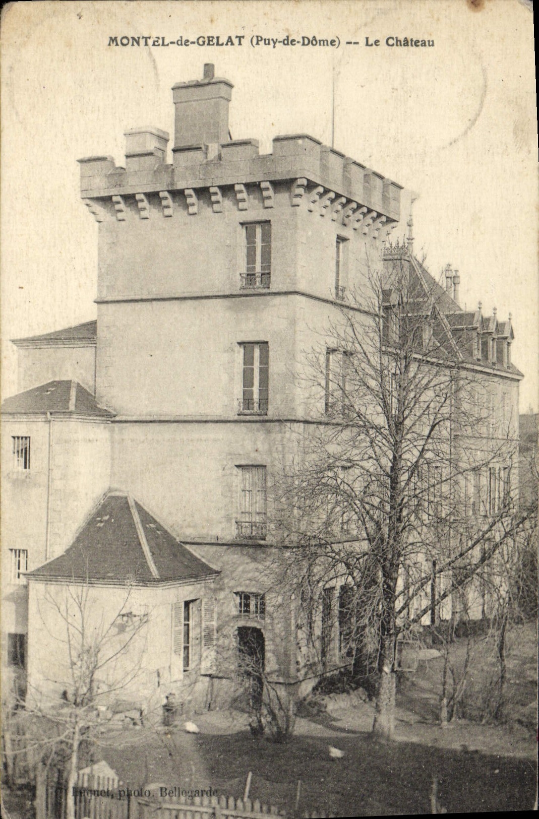 CPA Montel de Gelat Le Chateau