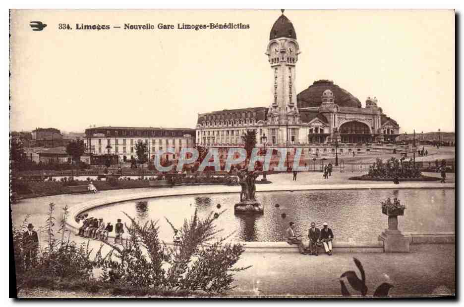 Limoges — Nouvelle Gare Limoges-Bénédictins — CPAPHIL
