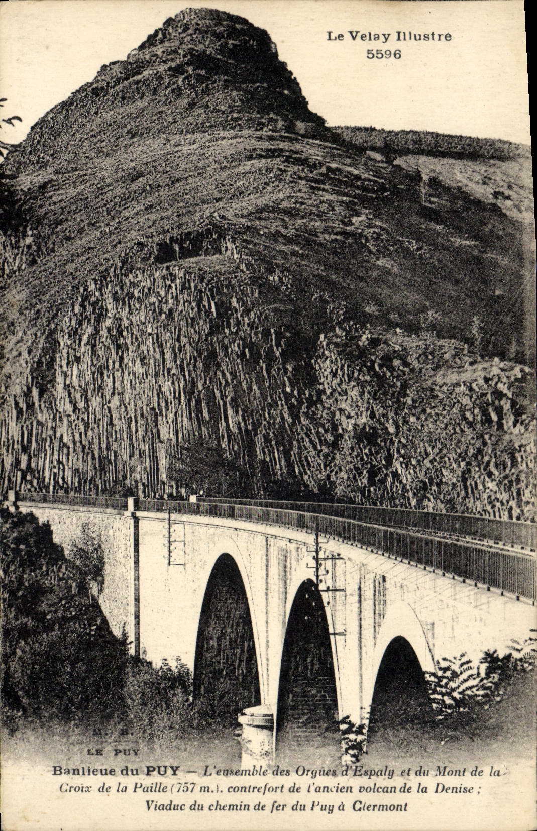 CPA Banlieue du Puy L'ensemble des Orgues d'Espaly et du Mont de la Croix de Paille
