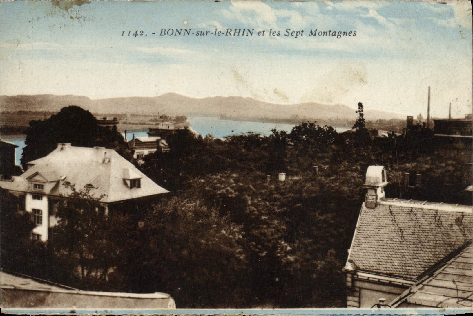 CPA Bonn Sur Le Rhin et les Sept Montagnes