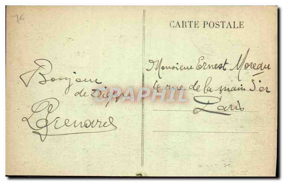 CPA Dieppe Boulevard de Verdun Manoir Normand — Rückseite