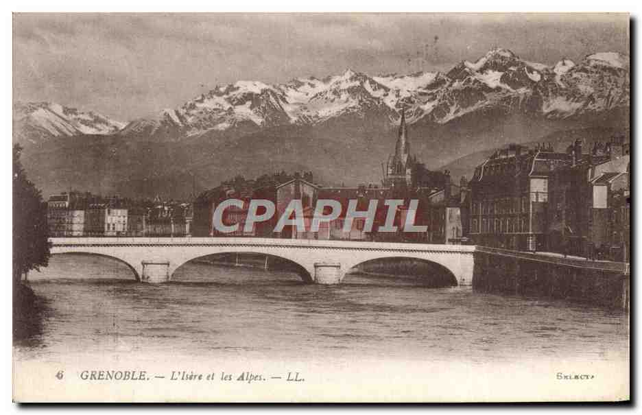 CPA Grenoble L'Isere et les Alpes
