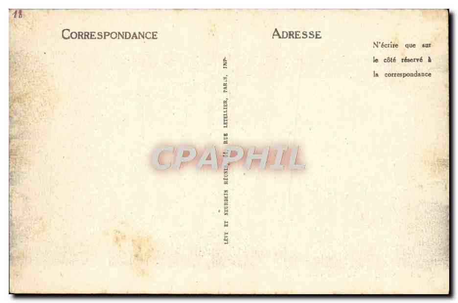 CPA Nice Vue Generale — Verso