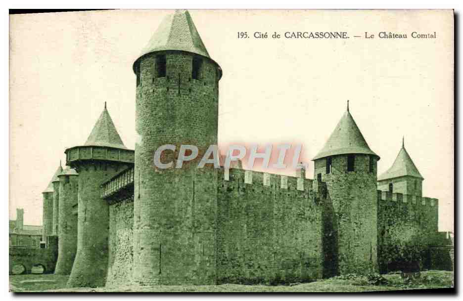 CPA Cite de Carcassonne Le Chateau Comtal