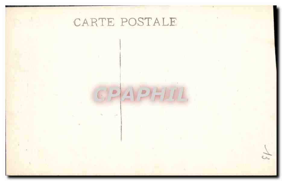 CPA Merseille Notre Dame la Garde et les Iles — Rückseite