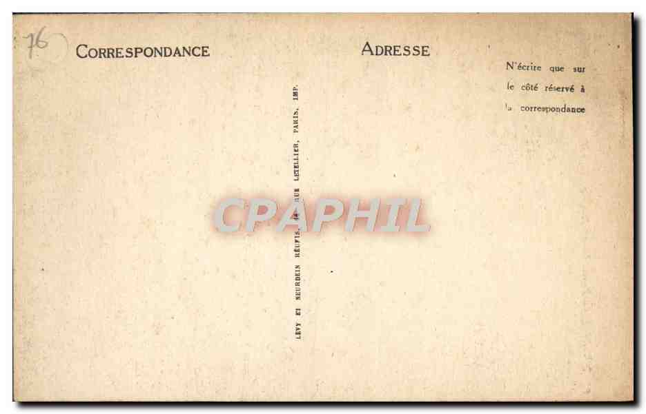 CPA Dieppe L'Eglise Saint Jacques — Rückseite