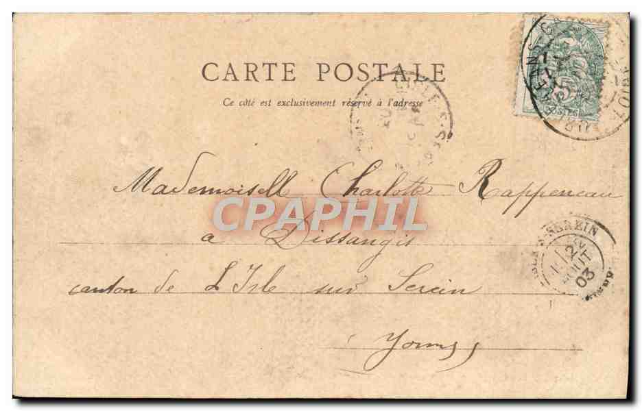 CPA Orleans Vue Generale — Verso