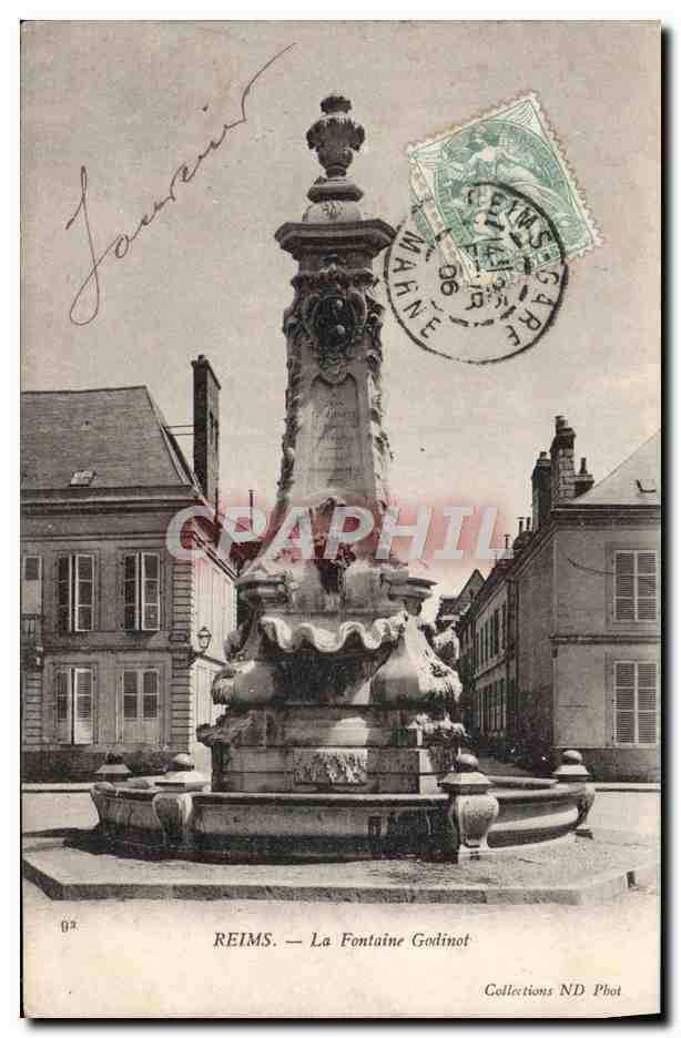 CPA Reims La Fontaine Godinot