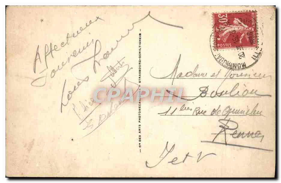 CPA Rouen Eglise Saint Ouen — Verso