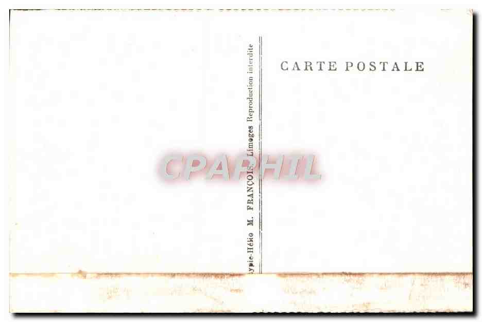 Le Gouffre de PADIRAC (Lot) — Le Puits de la Fontaine — M. FRANCOIS — Rückseite
