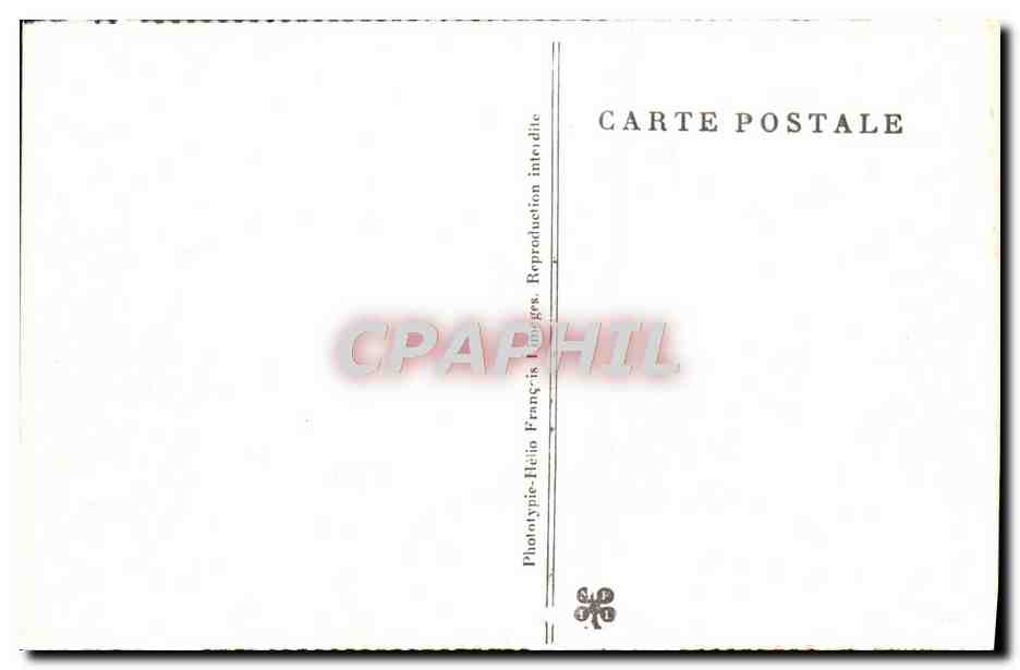 Le Gouffre de PADIRAC (Lot) — L'Orifice du Gouffre — Phototypie Hélio-Franc — Rückseite