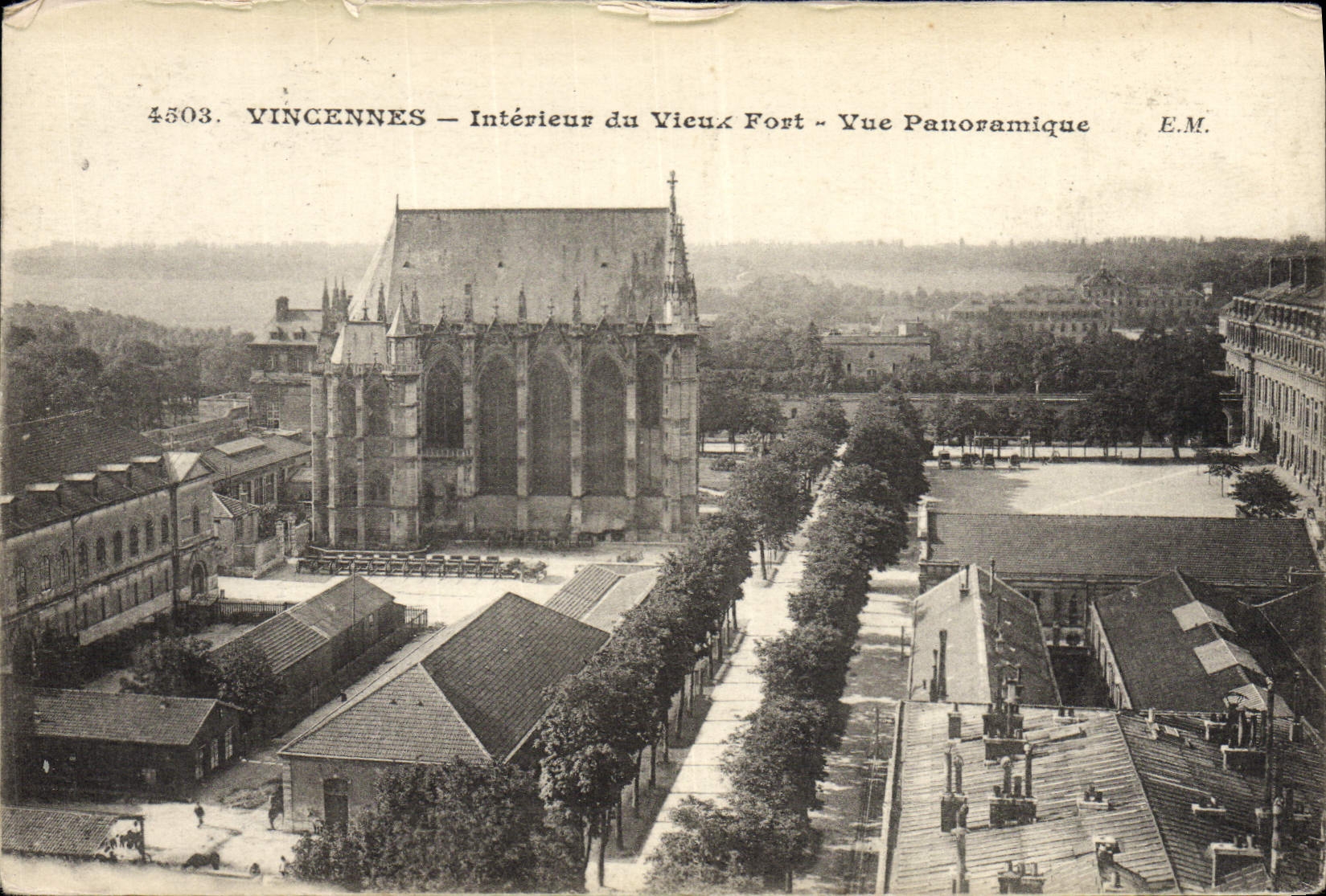 CPA Vincennes Interieur du Vieu Fort Vue Panoramique