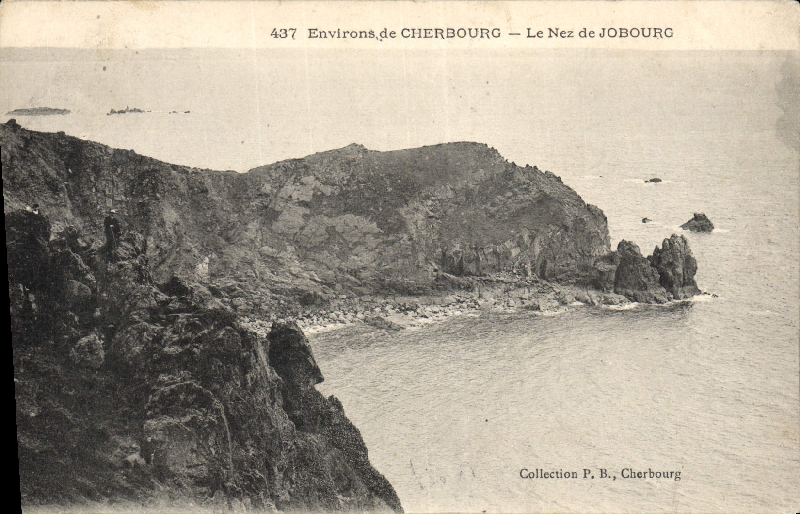 CPA Environs de Cherbourg Le Nez de Jobourg