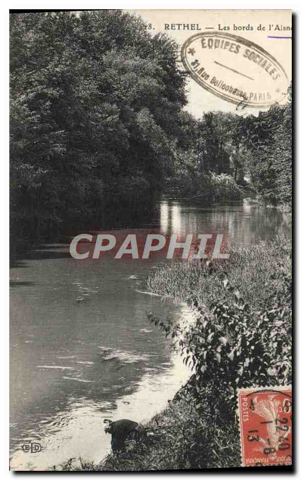 CPA Rethel Les Bords De L'Aisne