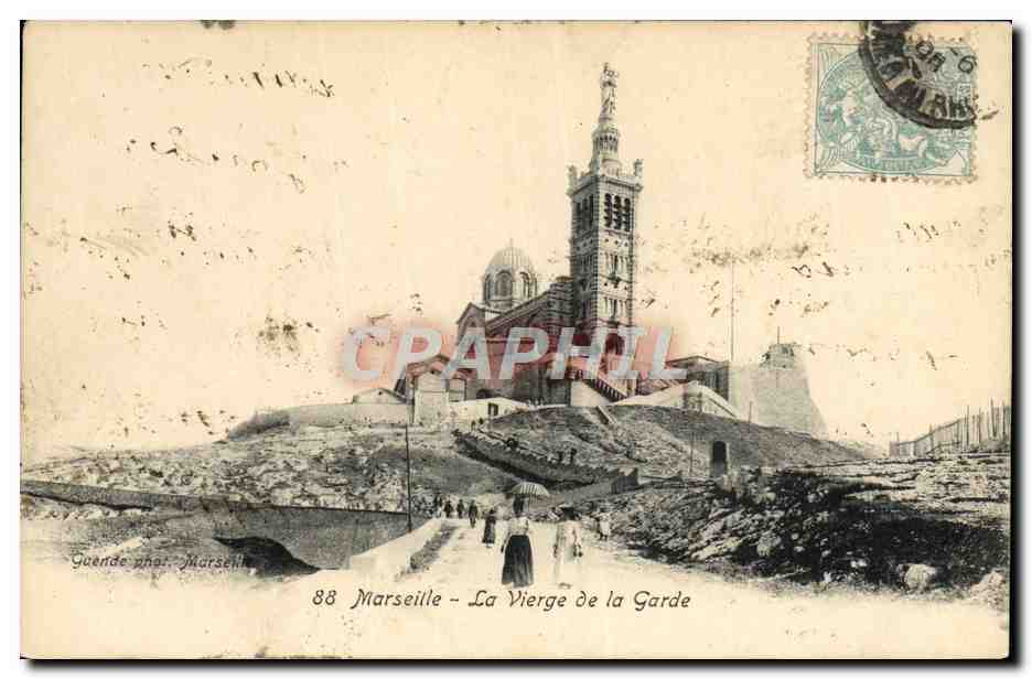 CPA Marseille La Vierge de la Garde