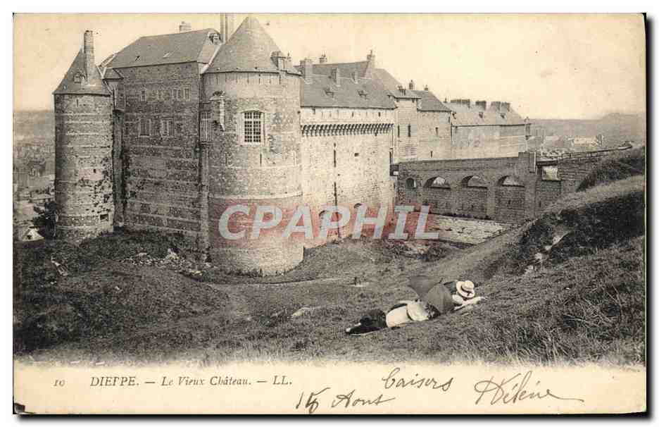 CPA Dieppe Le Vieux Chateau