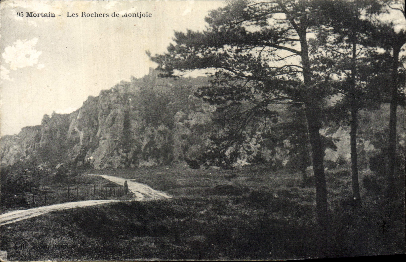 Les Rochers de Montjoie — Mortain (50) — éditeur Lefèvre, n° 123 - Recto
