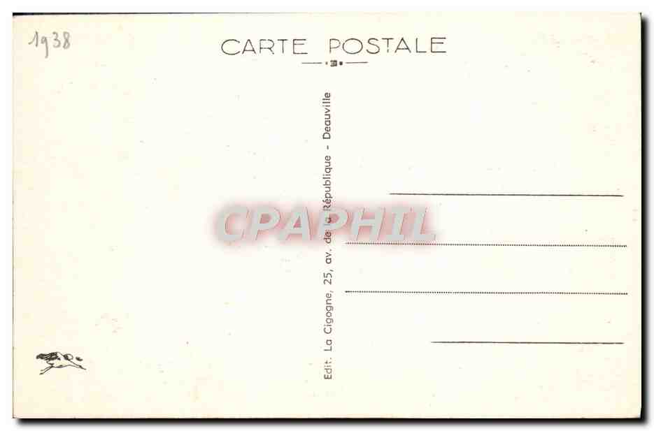 Deauville, la Plage Fleurie — Le Bassin des Yachts — Éditeur CPAPHIL, n°94 — Rückseite