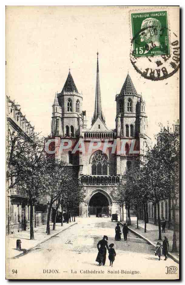 CPA Dijon La Cathedrale Saint Benigne