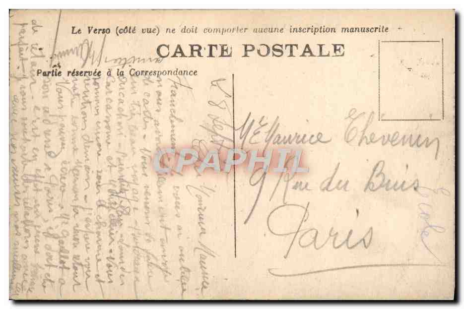 Toulouse — La Garonne et la Vue générale — Éditeur inconnu, n° 32 — Verso
