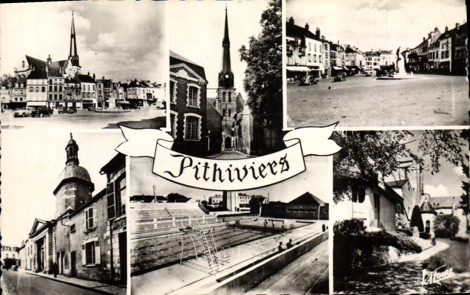 Pithiviers — vue panoramique — Édit. Valoire, 3, place Saint-Louis, Blais (Loiret)